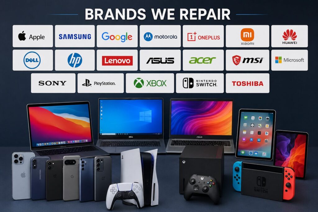 Brands We Repair​